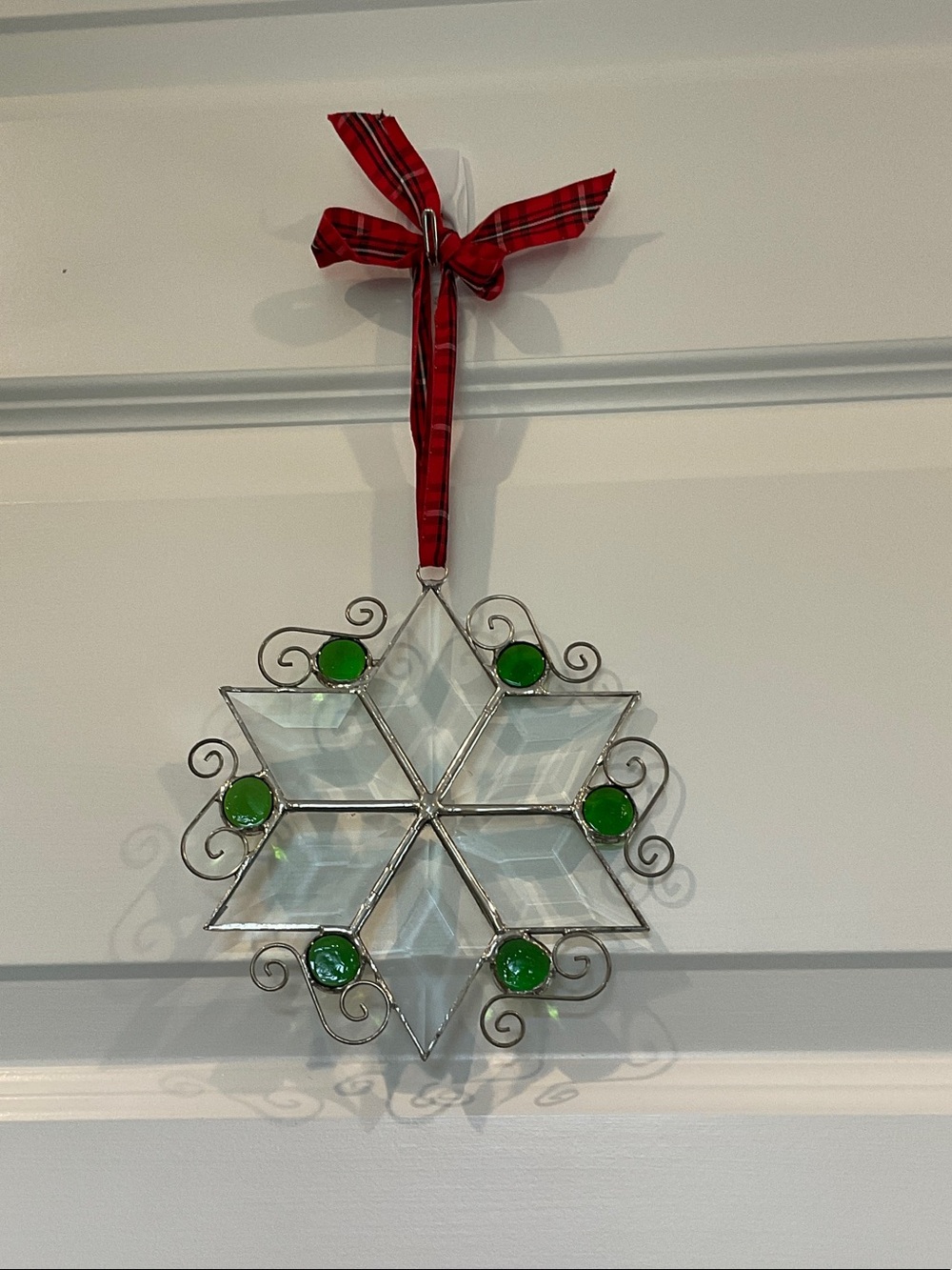 Stain Glass Hanging Star New